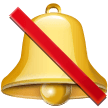 Durchgestrichene Glocke Emoji Samsung