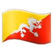 Bandiera del Bhutan Emoji Samsung