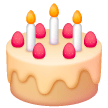 Bolo de aniversário Emoji Samsung