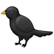 🐦‍⬛ Schwarzer Vogel Emoji auf Samsung