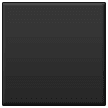 ⬛ Großes schwarzes Quadrat Emoji auf Samsung