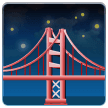 🌉 Brücke bei Nacht Emoji auf Samsung