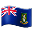 Bandeira das Ilhas Virgens Britânicas Emoji Samsung