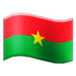 Bandera de Burkina Faso Emoji Samsung