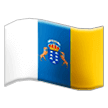 Flagge der Kanarischen Inseln on Samsung