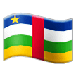 Флаг Центральноафриканской Республики Эмодзи на телефонах Samsung