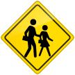 🚸 Знак «дети переходят дорогу» Эмодзи на телефонах Samsung