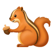 Streifenhörnchen Emoji Samsung