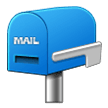 Закрытый почтовый ящик с опущенным флажком Эмодзи на телефонах Samsung