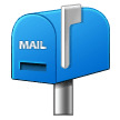 Caixa de correio fechada com correio Emoji Samsung