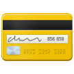 Кредитная карта Эмодзи на телефонах Samsung
