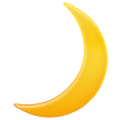 Crescent Moon Emoji on Samsung Phones