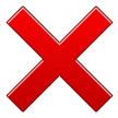 Marca de cruz Emoji Samsung