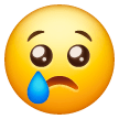 Faccina che piange Emoji Samsung