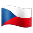 Флаг Чехии Эмодзи на телефонах Samsung