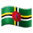 Flagge von Dominica on Samsung