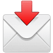 Envelope com seta Emoji Samsung