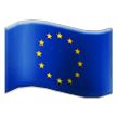 Bandera de la Unión Europea Emoji Samsung