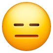Cara inexpresiva Emoji Samsung
