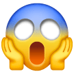 Faccina che urla di paura Emoji Samsung