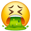 🤮 Faccina che vomita Emoji su Samsung