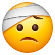Gesicht mit verbundenem Kopf Emoji Samsung