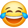 ख़ुशी के आँसू वाला चेहरा on Samsung