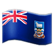 Флаг Фолклендских островов Эмодзи на телефонах Samsung