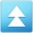 ⏫ Nach oben zeigendes doppeltes Dreieck Emoji auf Samsung