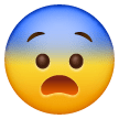😨 Ängstliches Gesicht Emoji auf Samsung