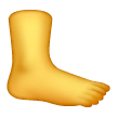 Foot Emoji on Samsung Phones