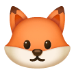 Cara de raposa Emoji Samsung