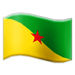 Flagge von Französisch-Guyana on Samsung