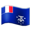 Bandera de Territorios Australes Franceses Emoji Samsung