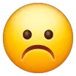 ☹️ Gesicht mit gerunzelter Stirn Emoji auf Samsung