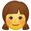 👧 Niña Emoji en Samsung