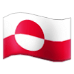 Bandera de Groenlandia Emoji Samsung