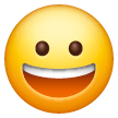 Cara con amplia sonrisa Emoji Samsung