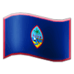 Флаг Гуама Эмодзи на телефонах Samsung