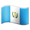 Flagge von Guatemala Emoji Samsung
