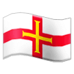 Bandera de Guernsey Emoji Samsung