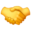 Handshake Emoji on Samsung Phones