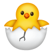 Pollito saliendo del huevo Emoji Samsung