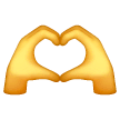 🫶 Manos formando un corazon Emoji en Samsung