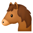 Cabeça de cavalo Emoji Samsung