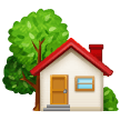 House With Garden Emoji on Samsung Phones