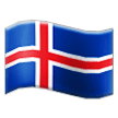 冰岛国旗 on Samsung