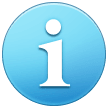 Piktogramm für Informationen Emoji Samsung