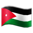 Flagge von Jordanien Emoji Samsung