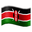 Флаг Кении Эмодзи на телефонах Samsung